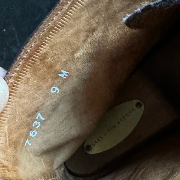 Mens Wingtip Massimo Matteo Leather Boots - Size 9 - Burgundy - Italy - Picture 11 of 14